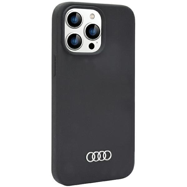 Audi Silicone Case iPhone 14 Pro 6.1" czarny/black hardcase